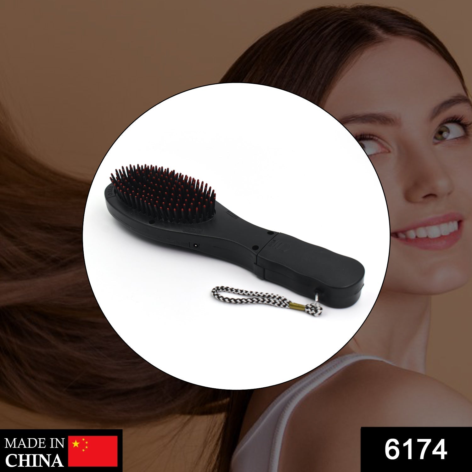 Vibrating hair brush comb massager for relaxing scalp. Vibrating hair brush comb massager for relaxing scalp.